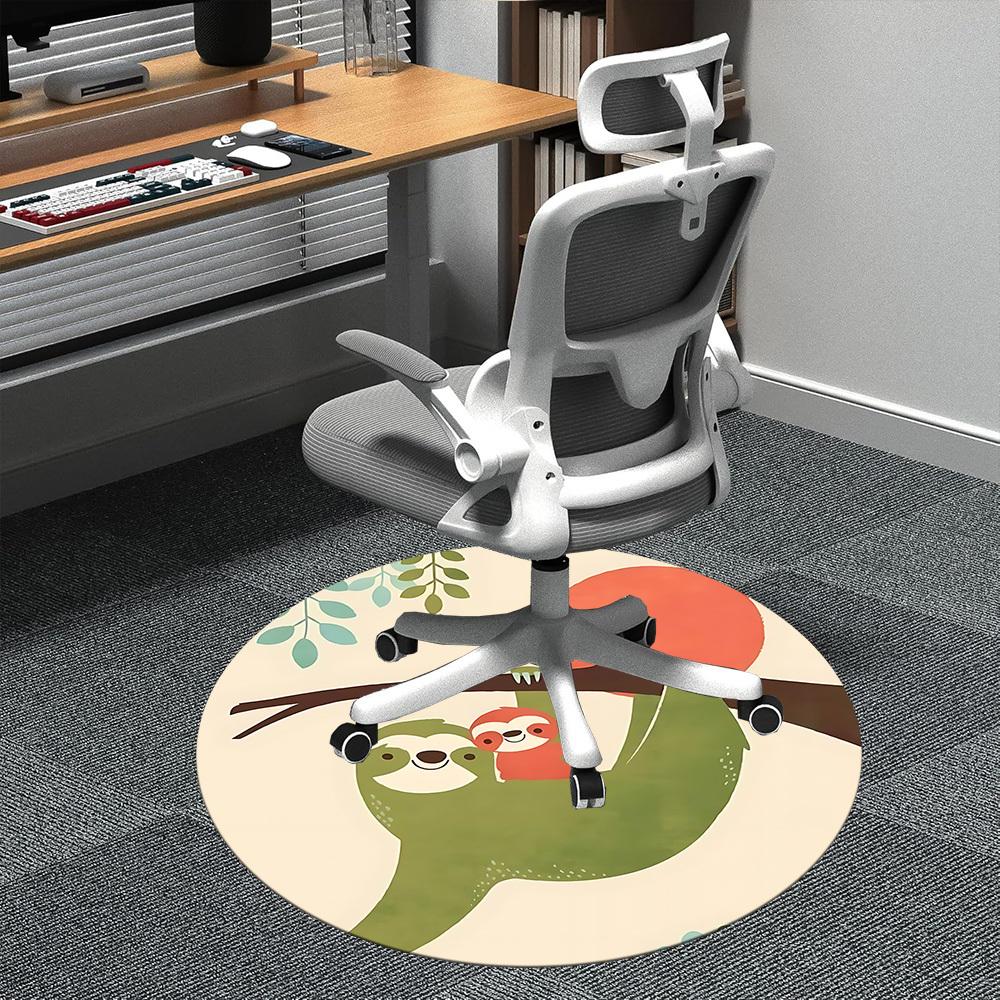 1pc Sloth Family Office Round Area Rug, Indoor Mat Suitable ForOffice, Under Office Chairs Bedroom Living Room Home Decor, D100 80cm by 80cm
1pc Sloth Family Office Round Area Rug, Indoor Mat Suitable ForOffice, Under Office Chairs Bedroom Living Room Home Decor, D100 80cm by 80cm