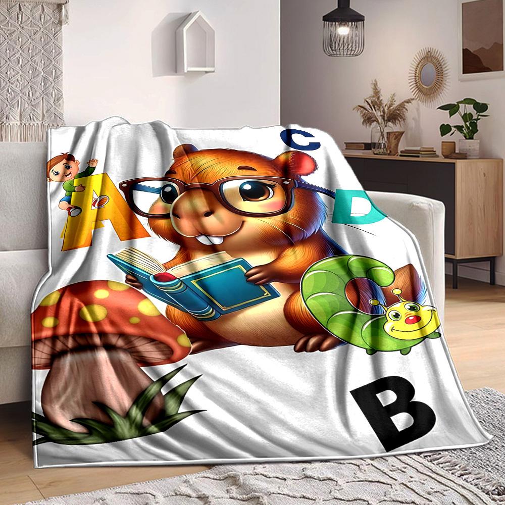 1PC Capybara Blanket, Throw For Sofa, Bed, Travel, Printing Blanket With Soft And Warm Fabric yy250918171 75x90cm
1PC Capybara Blanket, Throw For Sofa, Bed, Travel, Printing Blanket With Soft And Warm Fabric yy250918171 75x90cm