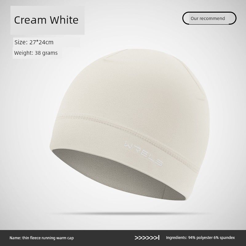 Fall and Winter Running Windproof Warm Hat Men and Women Outdoor Cycling Thin Velvet Sports Cap Quick-Drying Breathable Ear Protection Fleece Hat Cream White Free size
Fall and Winter Running Windproof Warm Hat Men and Women Outdoor Cycling Thin Velvet Sports Cap Quick-Drying Breathable Ear Protection Fleece Hat Cream White Free size