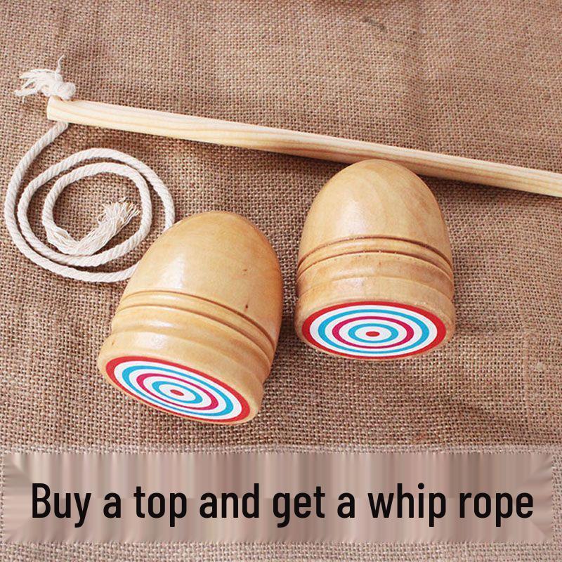Large Wooden Spinning Top with Whip Rope - Traditional Folk Fitness Toy No Specific Size
Large Wooden Spinning Top with Whip Rope - Traditional Folk Fitness Toy No Specific Size