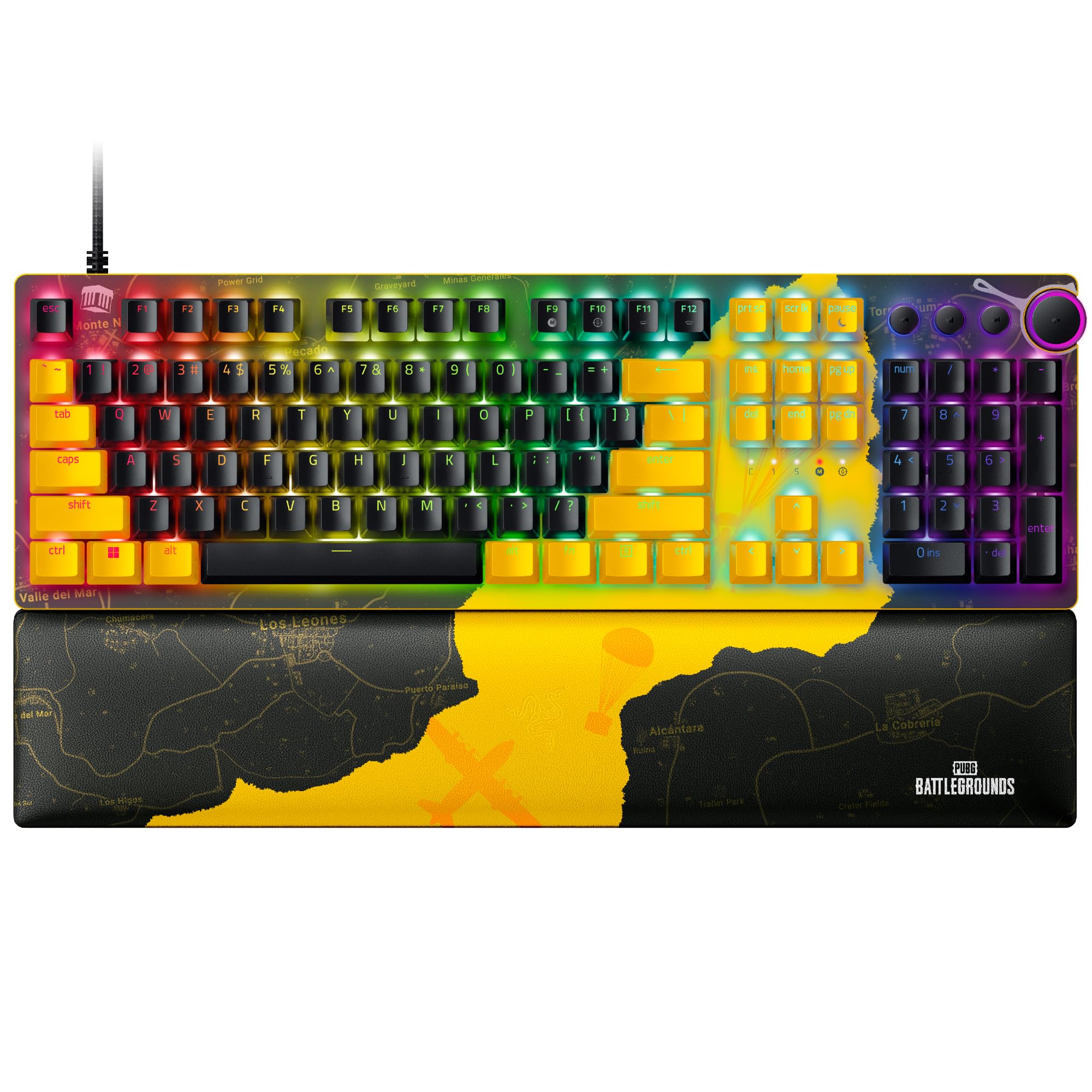 BATTLEGROUNDS Ігрова клавіатура Razer Razer Huntsman V2 BATTLEGROUNDS Edition Лінійний оптичний перемикач Оптичний перемикач Лінійний тактильний безшумний дротовий наручний
BATTLEGROUNDS Ігрова клавіатура Razer Razer Huntsman V2 BATTLEGROUNDS Edition Лінійний оптичний перемикач Оптичний перемикач Лінійний тактильний безшумний дротовий наручний