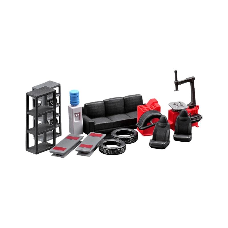 1/64 Miniature Car Repair Tool Set Model with Precise Dimension for Garage Scene Display Model Scene Decoration Props 1
1/64 Miniature Car Repair Tool Set Model with Precise Dimension for Garage Scene Display Model Scene Decoration Props 1