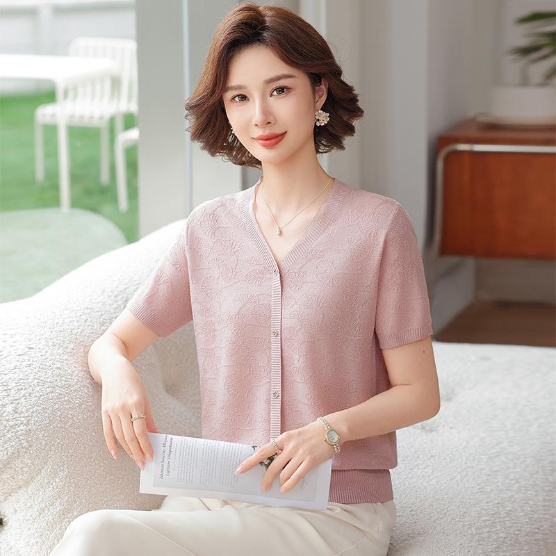 2026 Ice Silk Short Sleeve T-shirt for Middle-Aged Women L (for 80-100 kg) рожевий
2026 Ice Silk Short Sleeve T-shirt for Middle-Aged Women L (for 80-100 kg) рожевий
