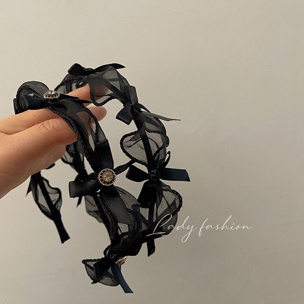 Women Hairpin Female Hair Accessories Bow Hair Hoop Korean Style Headwear Girl Mesh Headband E
Women Hairpin Female Hair Accessories Bow Hair Hoop Korean Style Headwear Girl Mesh Headband E