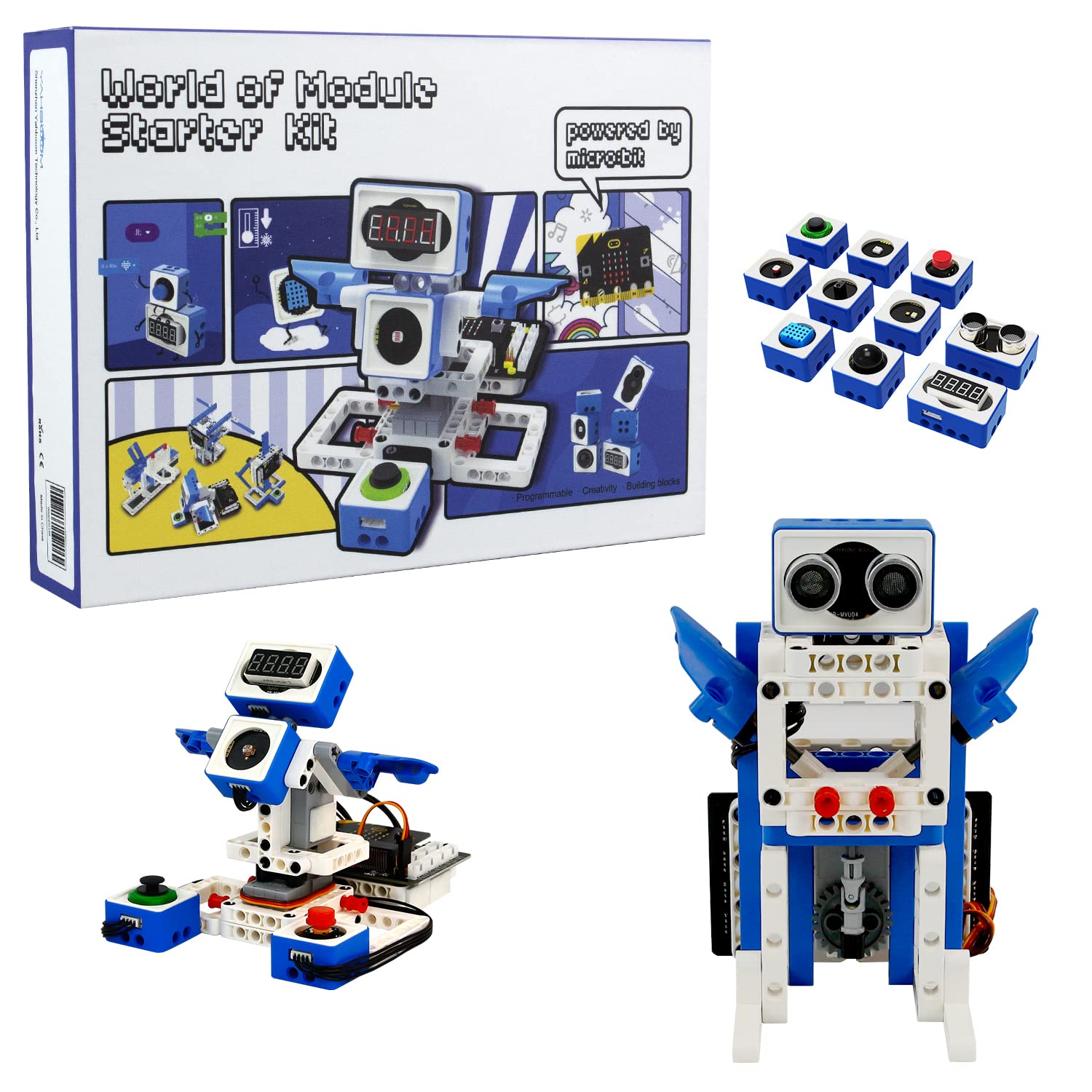 Стартовый комплект программируемого датчика Yahboom BBC Microbit World of Module (без микробита)
Стартовый комплект программируемого датчика Yahboom BBC Microbit World of Module (без микробита)