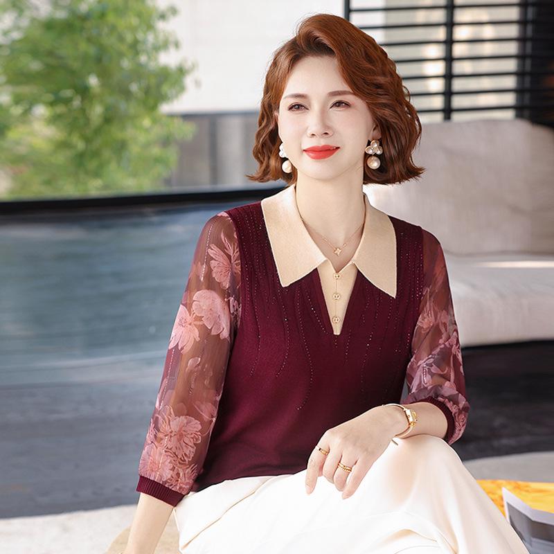 2026 New Style Gauze Sleeve Knit T-Shirt for Middle-Aged & Elderly Women XL (100-110 lbs) червоний
2026 New Style Gauze Sleeve Knit T-Shirt for Middle-Aged & Elderly Women XL (100-110 lbs) червоний