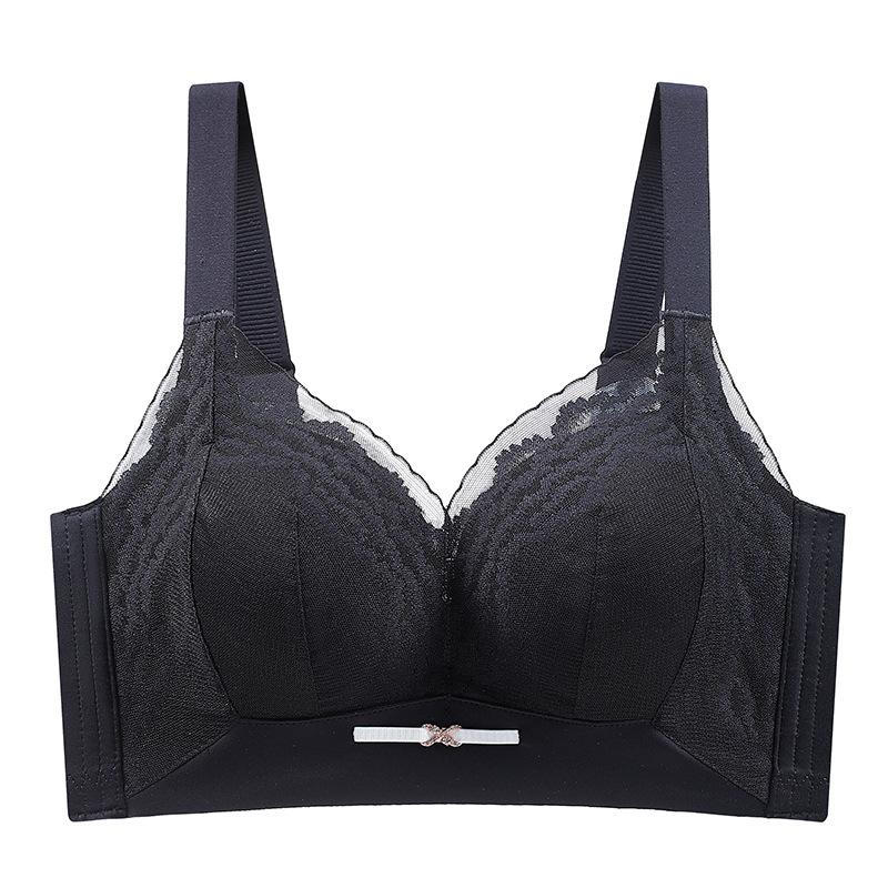 No steel ring, double breasts, anti-sagging adjustment type, annual explosion flat chest special bra 40/90bc thin cup (weight recommended 67.5-75kg ) чорний
No steel ring, double breasts, anti-sagging adjustment type, annual explosion flat chest special bra 40/90bc thin cup (weight recommended 67.5-75kg ) чорний