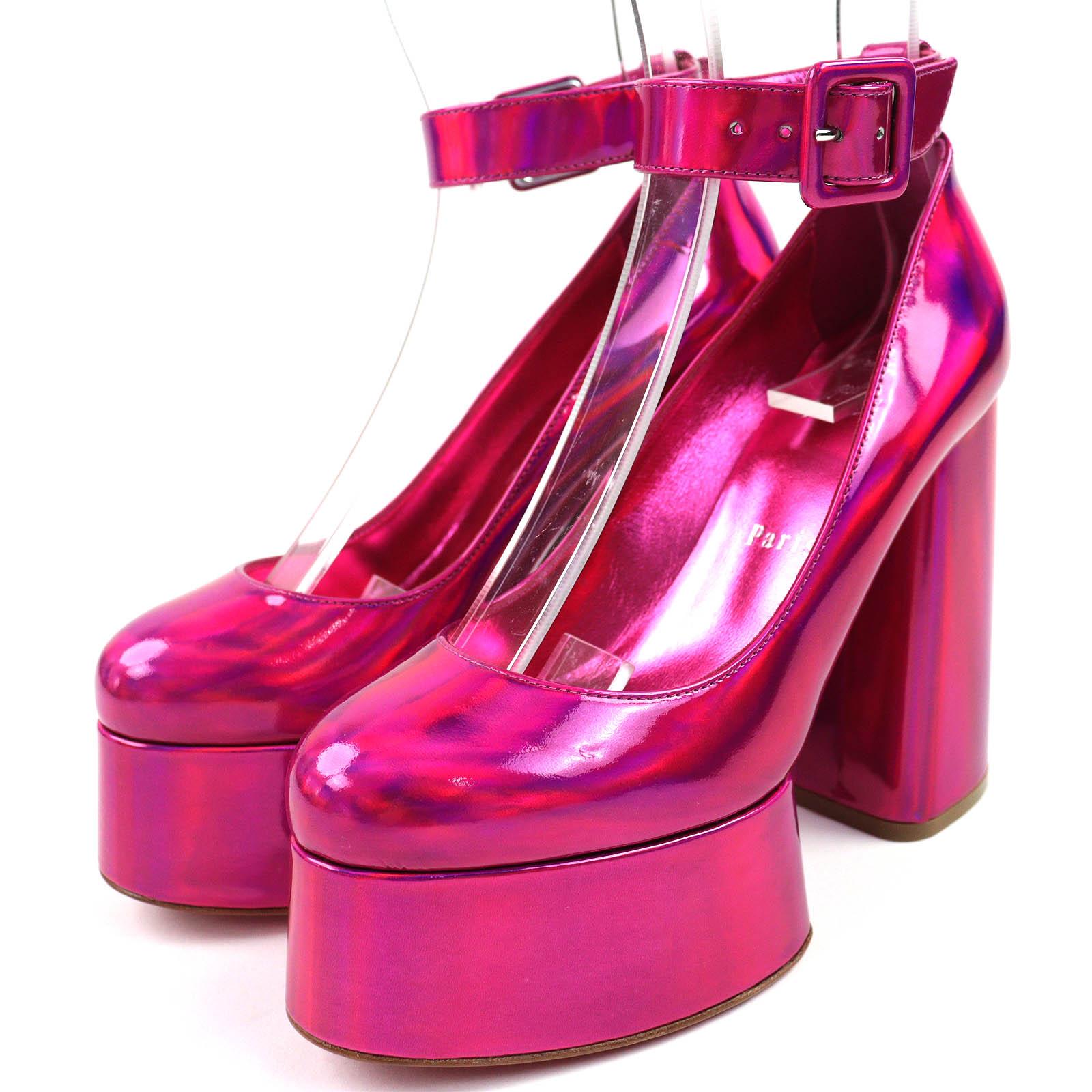 Christian Louboutin pumps Yazefir 130 ankle strap platform Metallic pink 35 Used
Christian Louboutin pumps Yazefir 130 ankle strap platform Metallic pink 35 Used