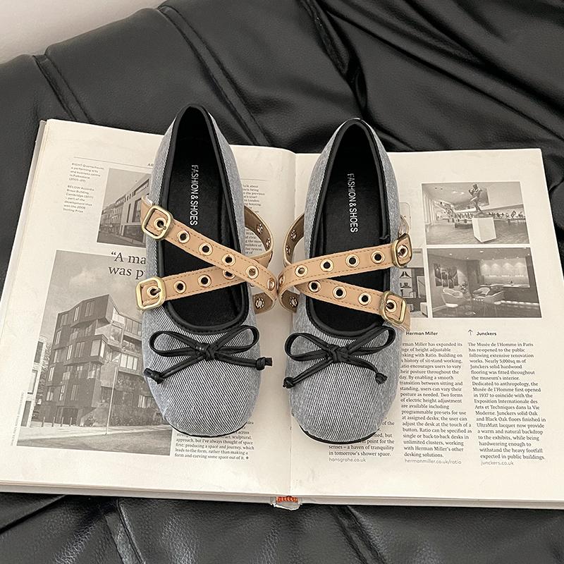 Vintage Cosy Soft Sole Women Ballet Flats Concise Belt Buckle Shoes Ladies Outdoor Comfort Mary Jane Shoes 35 серый
Vintage Cosy Soft Sole Women Ballet Flats Concise Belt Buckle Shoes Ladies Outdoor Comfort Mary Jane Shoes 35 серый