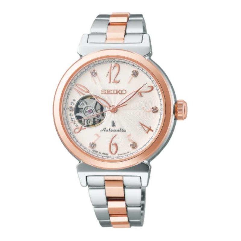 SEIKO Lukia 100 meters waterproof Automatic gold-plated Steel Strap women s watch white dial SSVM060
SEIKO Lukia 100 meters waterproof Automatic gold-plated Steel Strap women s watch white dial SSVM060