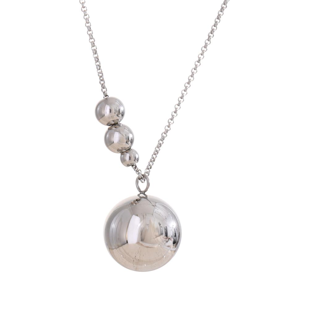 Yhpup 75cm Stainless Steel Metal 25mm Round Ball Pendant Long Necklace 2025 New Rust Proof Statement Jewelry for Women Wholesale
Yhpup 75cm Stainless Steel Metal 25mm Round Ball Pendant Long Necklace 2025 New Rust Proof Statement Jewelry for Women Wholesale
