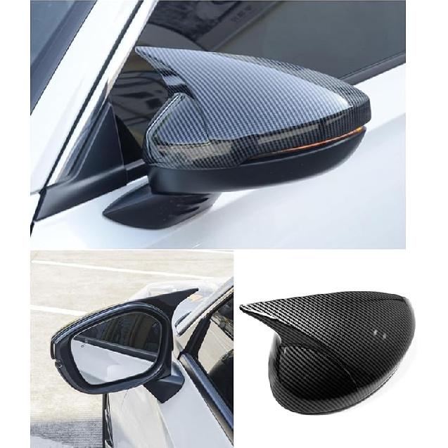 2 Pack ABS Plastic Mirror Covers Outside Mirror Protective Trim for 11th Gen Honda Civic 2022 2023 2024 2025 Accessories - (Glossy Black) Carbon Fiber Style
2 Pack ABS Plastic Mirror Covers Outside Mirror Protective Trim for 11th Gen Honda Civic 2022 2023 2024 2025 Accessories - (Glossy Black) Carbon Fiber Style