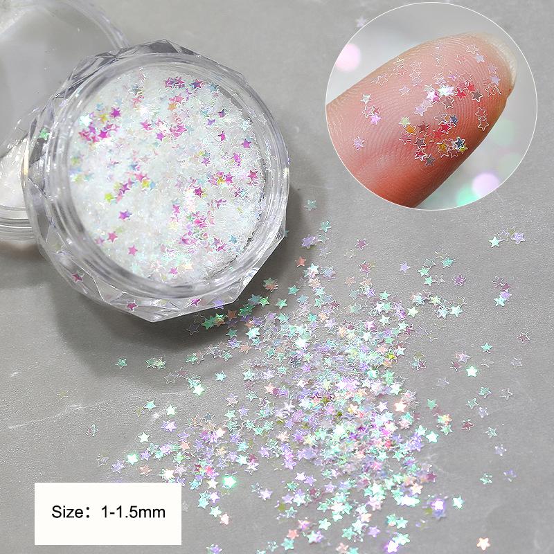 1Jar 1Mm Mini Sparkling Star Nail Glitter Sparkling Nail Decoration Nail Salon Design Cute Accessories Diy Nail Art Design чёрный
1Jar 1Mm Mini Sparkling Star Nail Glitter Sparkling Nail Decoration Nail Salon Design Cute Accessories Diy Nail Art Design чёрный