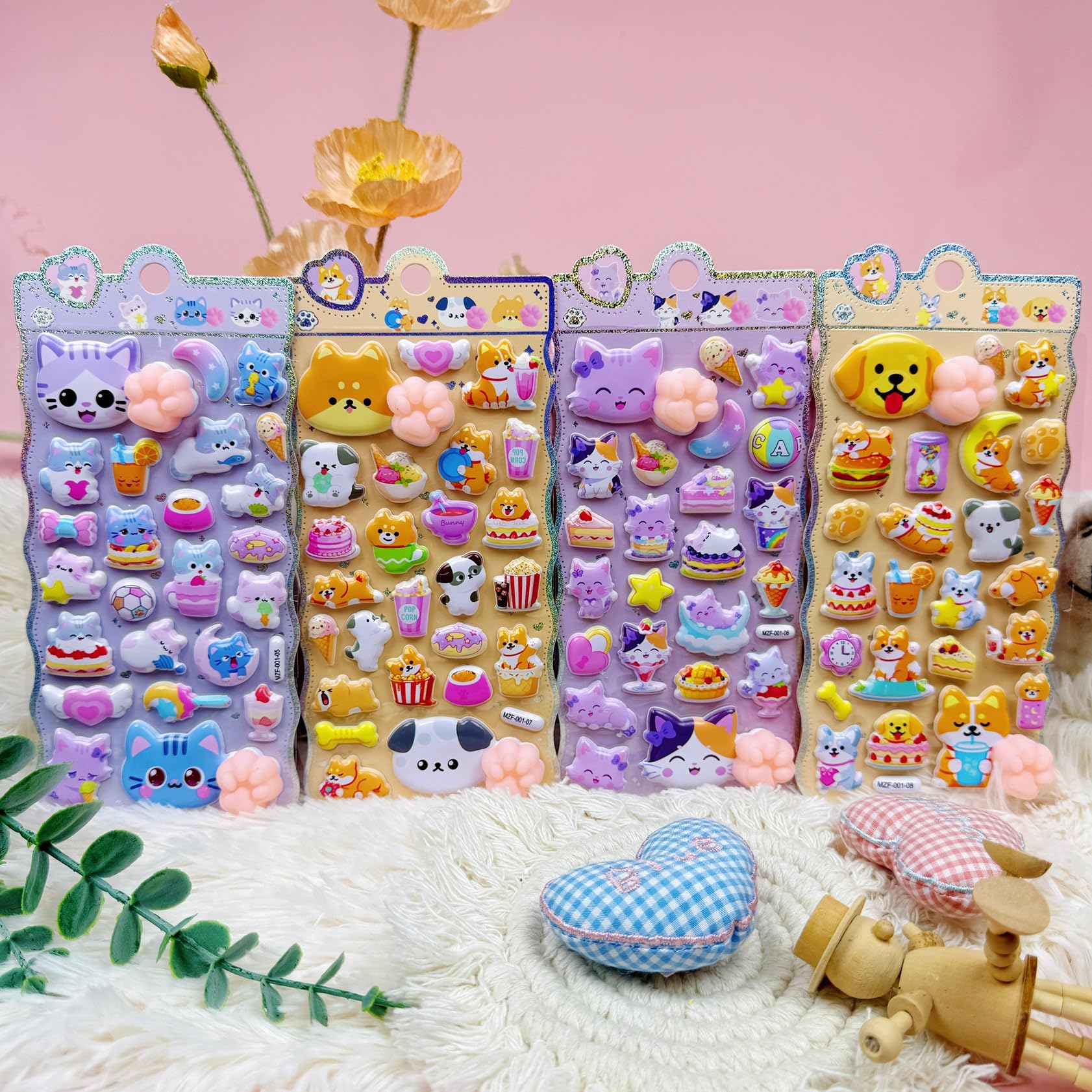 Being Glow-in-the-Dark 4-Piece Sticker Set Paw Print Puni Puni 3D Puffy Marshmallow Feel Squeeze Style Sticker Book Decoration
Being Glow-in-the-Dark 4-Piece Sticker Set Paw Print Puni Puni 3D Puffy Marshmallow Feel Squeeze Style Sticker Book Decoration