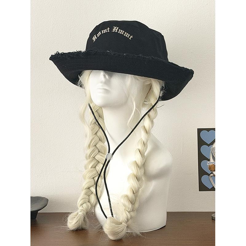 New Washed Casual Fashion Bucket Hat Men Women Rivet Fringed Drawstring Visor Flat Top Fisherman Hat 56-58CM чорний
New Washed Casual Fashion Bucket Hat Men Women Rivet Fringed Drawstring Visor Flat Top Fisherman Hat 56-58CM чорний