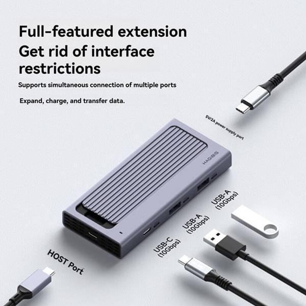 Hagibis Aluminum Alloy NVMe to Type-C M.2 SSD Enclosure (Color: As Shown) Other size information not specified
Hagibis Aluminum Alloy NVMe to Type-C M.2 SSD Enclosure (Color: As Shown) Other size information not specified