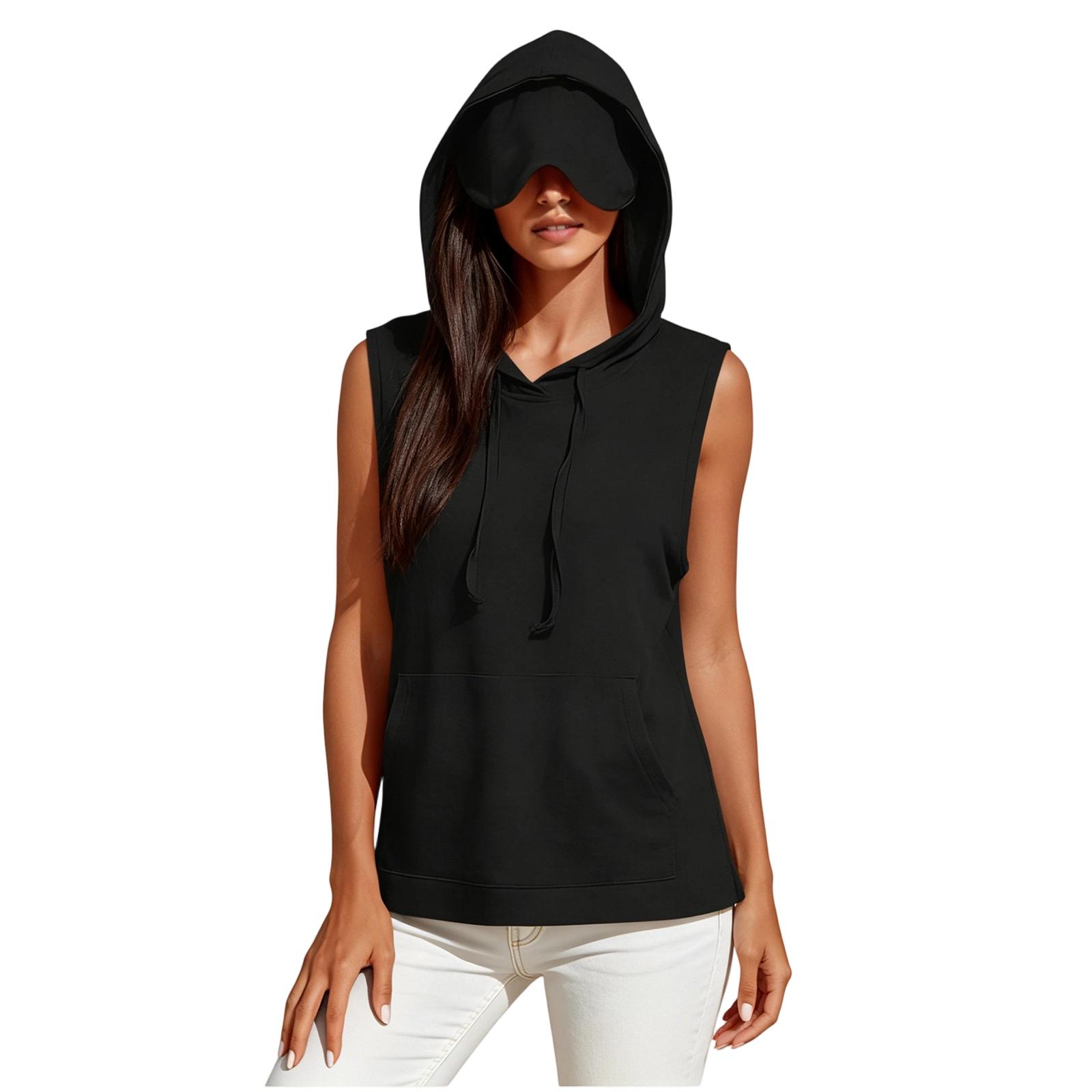 Lightweight Sleeveless Hoodie Pullover Shirt for Women Comfortable Soft Fabric Casual Fit Stylish Design Suitable for Layering and Daily Wear S чёрный
Lightweight Sleeveless Hoodie Pullover Shirt for Women Comfortable Soft Fabric Casual Fit Stylish Design Suitable for Layering and Daily Wear S чёрный