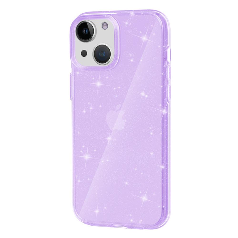 For iPhone 13 Case Sparkly Powder Glitter Shiny Soft TPU+Hard PC Back Cover Transparent Purple
For iPhone 13 Case Sparkly Powder Glitter Shiny Soft TPU+Hard PC Back Cover Transparent Purple