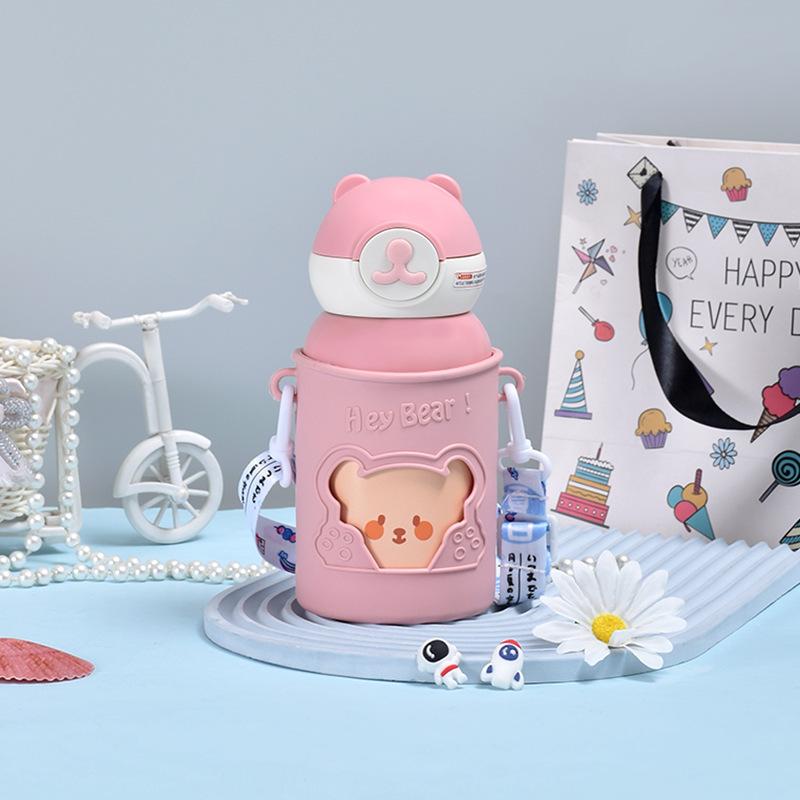 Детская вакуумная колба из нержавеющей стали 316, портативная присоска большой емкости, милый медвежонок, вакуумная прыгающая чашка 500ml
Детская вакуумная колба из нержавеющей стали 316, портативная присоска большой емкости, милый медвежонок, вакуумная прыгающая чашка 500ml