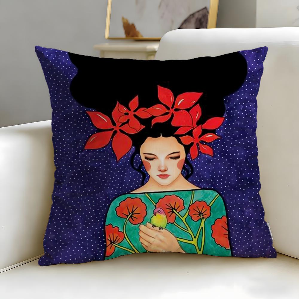 art Vintage Abstract Girl Hair Flower Cushion Cover Soft & Easy-Wash Pillow Case – Versatile for Couch, Bed, Travel and Office 30cmx30cm
art Vintage Abstract Girl Hair Flower Cushion Cover Soft & Easy-Wash Pillow Case – Versatile for Couch, Bed, Travel and Office 30cmx30cm