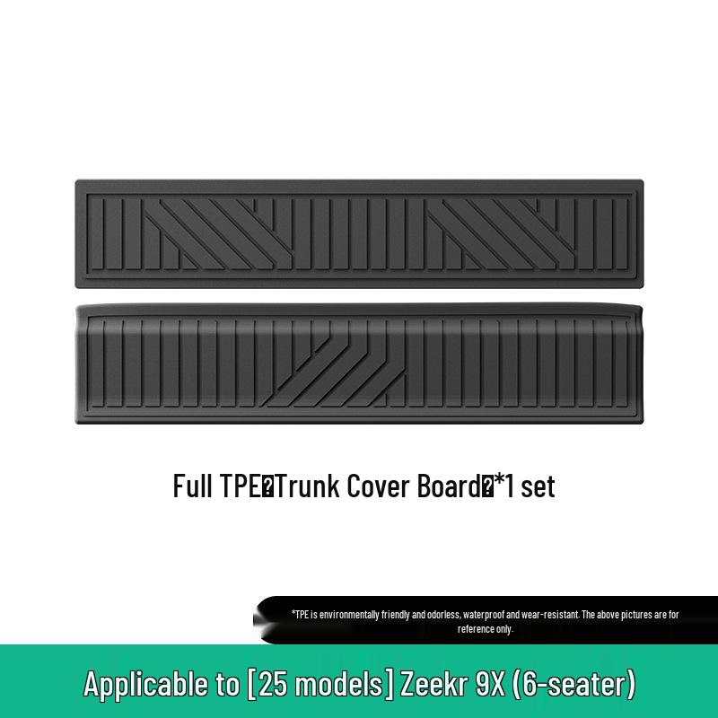 2025 Zeekr 9X All-Weather TPE Floor and Trunk Mats
2025 Zeekr 9X All-Weather TPE Floor and Trunk Mats