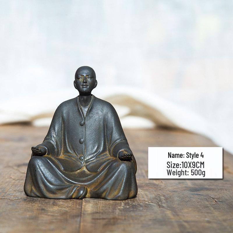 Handcrafted Zen Monk Desktop Ornament: Antique Chinese Craft for Home 19 cm
Handcrafted Zen Monk Desktop Ornament: Antique Chinese Craft for Home 19 cm