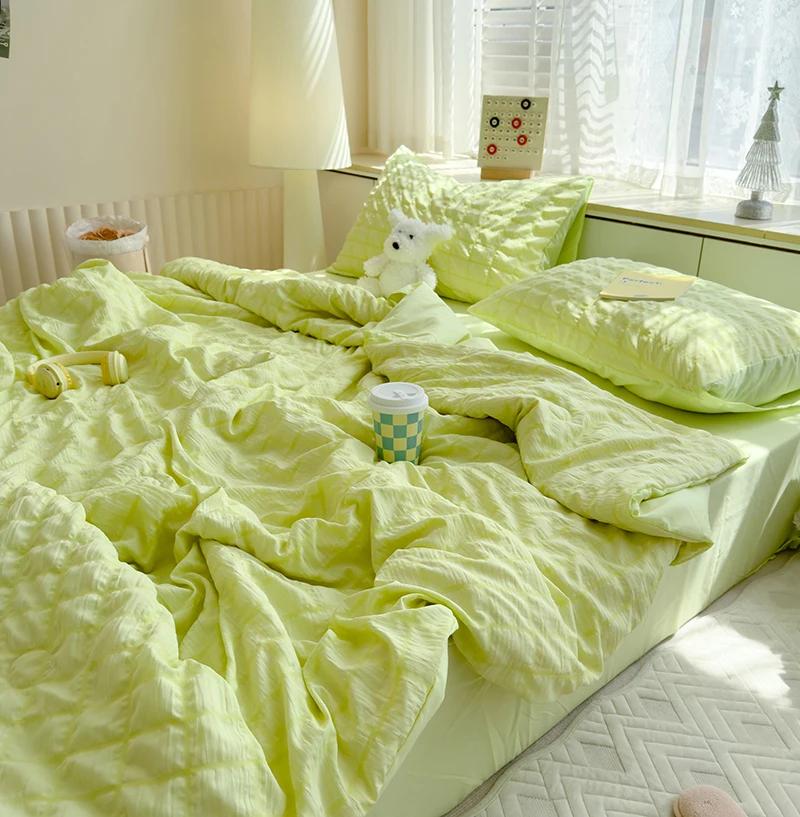 Summer Quilt Comforter Quilt Seersucker Household Machine Washable Suitable Cool and Refreshing Blanket 150x200cm
Summer Quilt Comforter Quilt Seersucker Household Machine Washable Suitable Cool and Refreshing Blanket 150x200cm