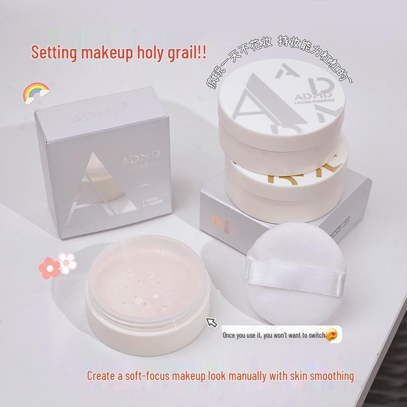ADMD Lightweight Soft Mist Setting Powder - Long-lasting, Light, Breathable, Natural Finish Loose Powder.
ADMD Lightweight Soft Mist Setting Powder - Long-lasting, Light, Breathable, Natural Finish Loose Powder.
