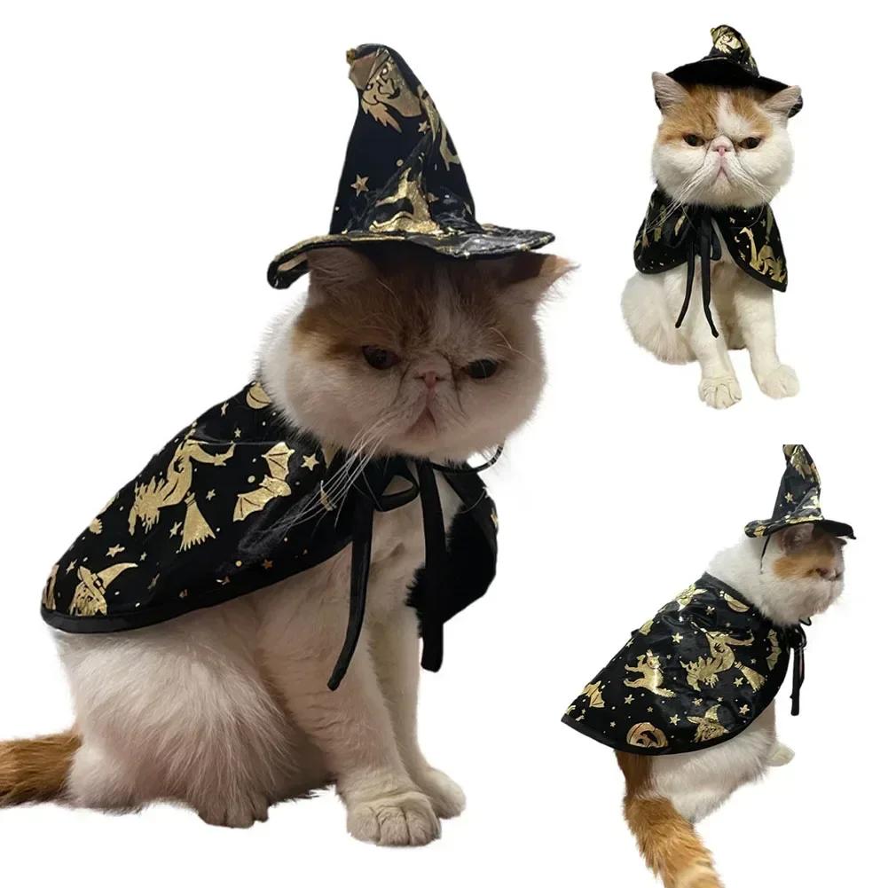 Костюм для косплея кошки и собаки на Хэллоуин, костюм для питомца на Хэллоуин, накидка и шляпа волшебника для праздничного украшения, подарка на вечеринку белый
Костюм для косплея кошки и собаки на Хэллоуин, костюм для питомца на Хэллоуин, накидка и шляпа волшебника для праздничного украшения, подарка на вечеринку белый