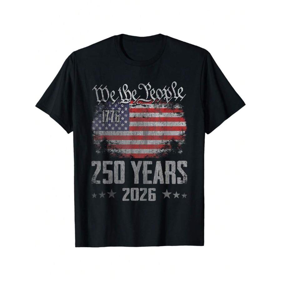 Vintage 250 Years 1776-2026 250th Birthday 4th July T-Shirt Funny Graphic Tshirts For Men Women Round Neck Loose Casual Tees ... 5XL
Vintage 250 Years 1776-2026 250th Birthday 4th July T-Shirt Funny Graphic Tshirts For Men Women Round Neck Loose Casual Tees ... 5XL