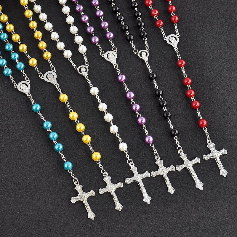 Unisex European and American Imitation Pearl Long Tassel Rosary Necklace фиолетовый
Unisex European and American Imitation Pearl Long Tassel Rosary Necklace фиолетовый