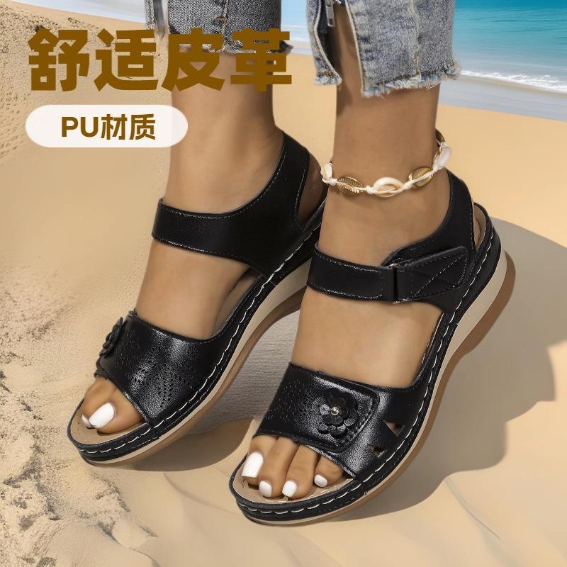 Foreign trade large-size explosion 2025 summer new flower flat-soled women s shoes comfortable casual women s shoes sandals 43 чорний
Foreign trade large-size explosion 2025 summer new flower flat-soled women s shoes comfortable casual women s shoes sandals 43 чорний