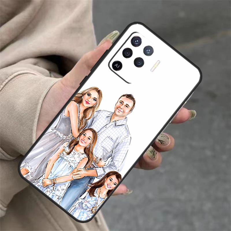 Mom Dad Daughter Son For OPPO A53S A57S A54 A74 A94 A17 A77 A58 A78 A98 A5 A9 A96 A76 A16 A52 A72 A79 A15 Case OPPO A74 5G
Mom Dad Daughter Son For OPPO A53S A57S A54 A74 A94 A17 A77 A58 A78 A98 A5 A9 A96 A76 A16 A52 A72 A79 A15 Case OPPO A74 5G