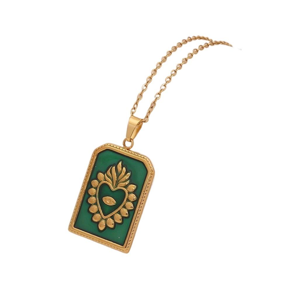 Vintage Tarcot Card Pendant Casual Wear Square Pendant Necklace New Enamel Heart Pendant 5
Vintage Tarcot Card Pendant Casual Wear Square Pendant Necklace New Enamel Heart Pendant 5