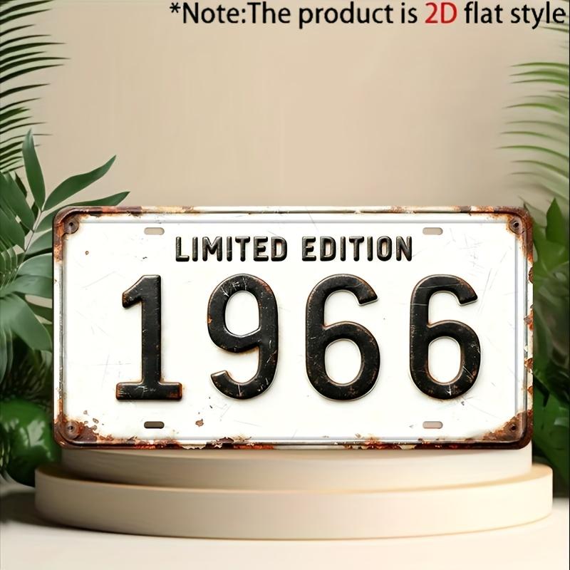 Limited Edition Distressed License Plate D Flat Aluminum Metal Tin Sign for Retro Birthday Souvenir Wall Decor Bar Garag 15x30cm(5.9x7.8inch)
Limited Edition Distressed License Plate D Flat Aluminum Metal Tin Sign for Retro Birthday Souvenir Wall Decor Bar Garag 15x30cm(5.9x7.8inch)