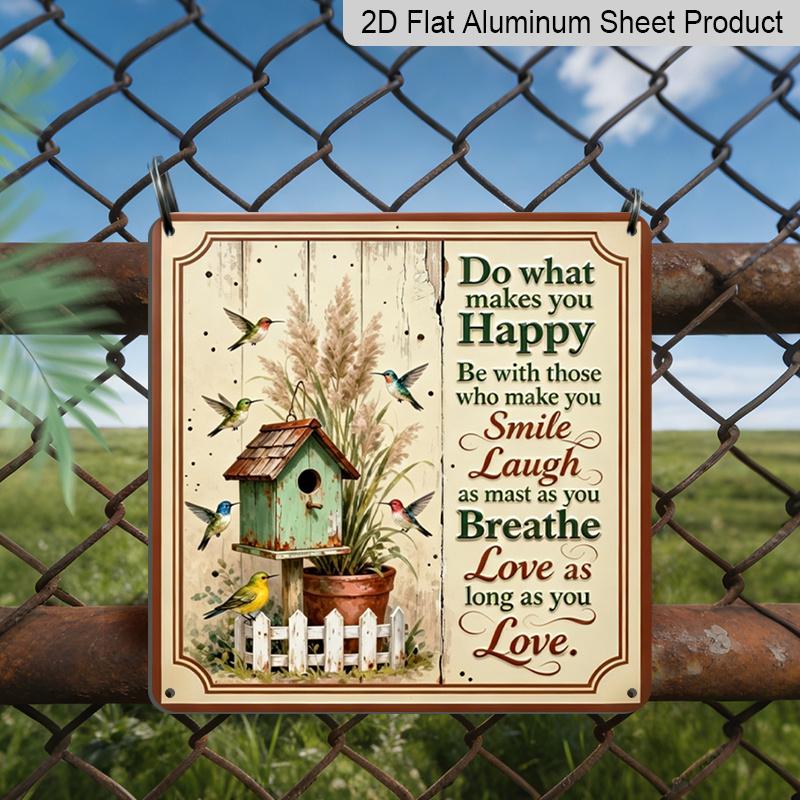 2D Flat - 1pc, Vintage Metal Aluminum Decorative Sign, Positive Life Motto Slogan, Retro Wall Decor, Home Decoration Suitable for Living Room 20*20cm
2D Flat - 1pc, Vintage Metal Aluminum Decorative Sign, Positive Life Motto Slogan, Retro Wall Decor, Home Decoration Suitable for Living Room 20*20cm