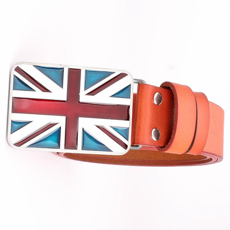British Flag Pattern Fashion Belts Cowskin Genuine Leather Metal Buckle Union Jack Jeans Waistband Trousers 125cm помаранчевий
British Flag Pattern Fashion Belts Cowskin Genuine Leather Metal Buckle Union Jack Jeans Waistband Trousers 125cm помаранчевий