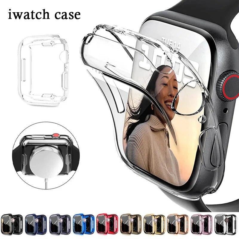 Screen Protector For Apple Watch Case 49mm 45mm 41mm 44mm 40mm Full TPU Bumper Cover Accessories Iwatch Series Ultra 9 8 7 6 5 Series 7 8 9 41MM прозорий
Screen Protector For Apple Watch Case 49mm 45mm 41mm 44mm 40mm Full TPU Bumper Cover Accessories Iwatch Series Ultra 9 8 7 6 5 Series 7 8 9 41MM прозорий