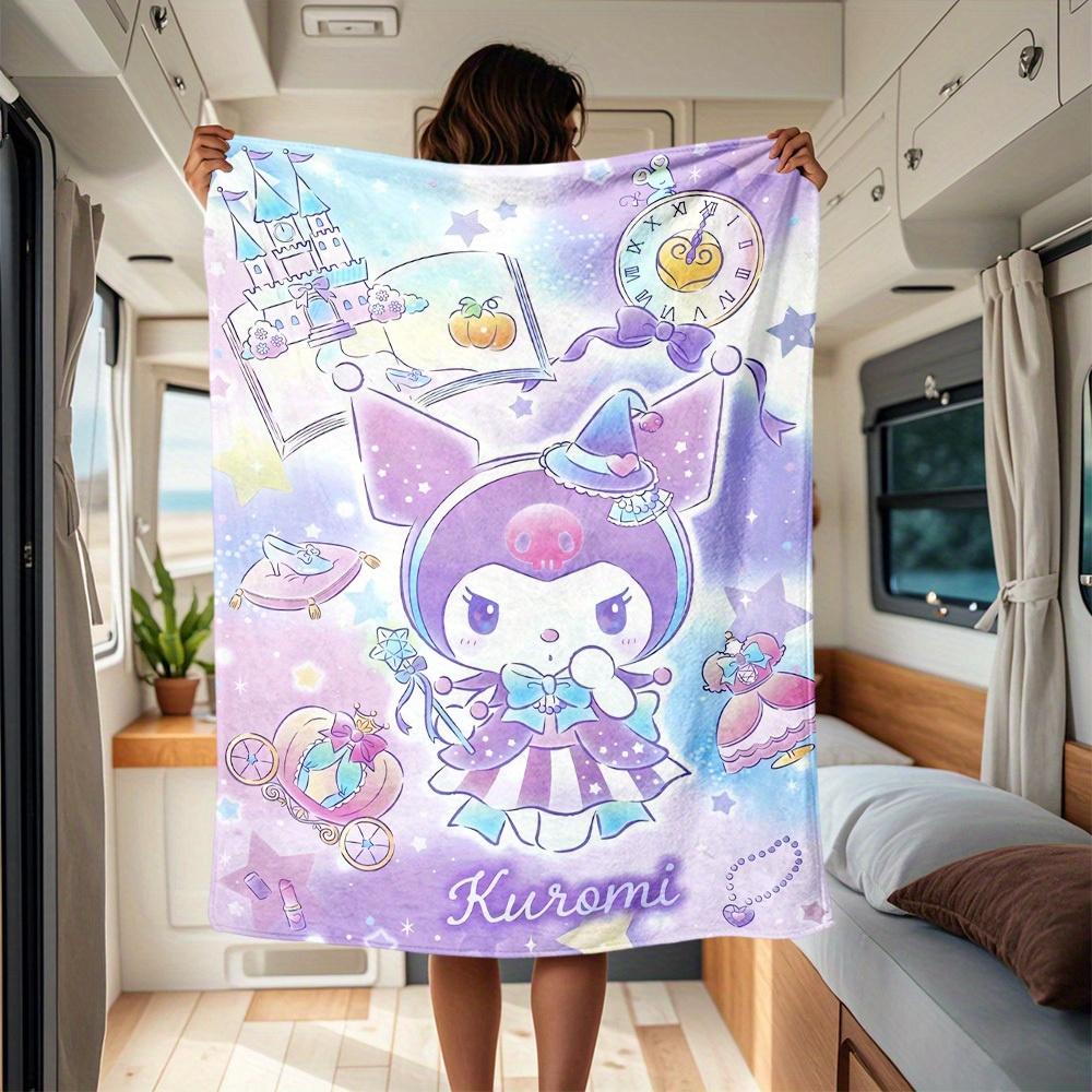 1pc Kuromi, Gothic, Stars RV flannel blanket, pattern printed blanket, sofa bed couch car office camping travel warm comfortable soft blanke 130x150cm
1pc Kuromi, Gothic, Stars RV flannel blanket, pattern printed blanket, sofa bed couch car office camping travel warm comfortable soft blanke 130x150cm