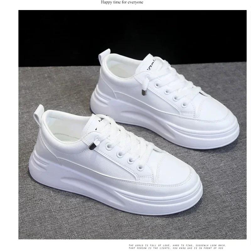 Sneakers Women s Brand Leather White Platform Woman Sports Sneakers Female Vulcanized Shoes Sneakers Casual Ladies Trainers 38
Sneakers Women s Brand Leather White Platform Woman Sports Sneakers Female Vulcanized Shoes Sneakers Casual Ladies Trainers 38