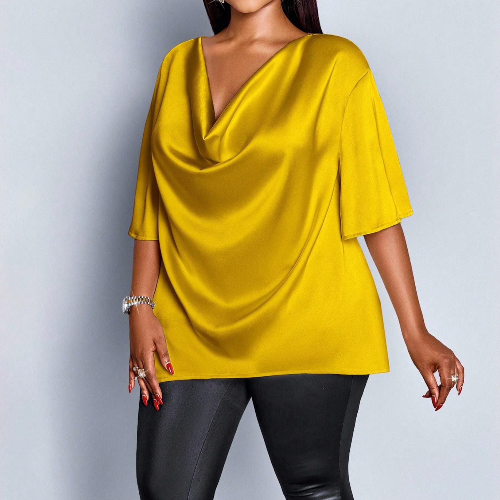 Women s Fashionable Casual -color Top XL жовтий
Women s Fashionable Casual -color Top XL жовтий