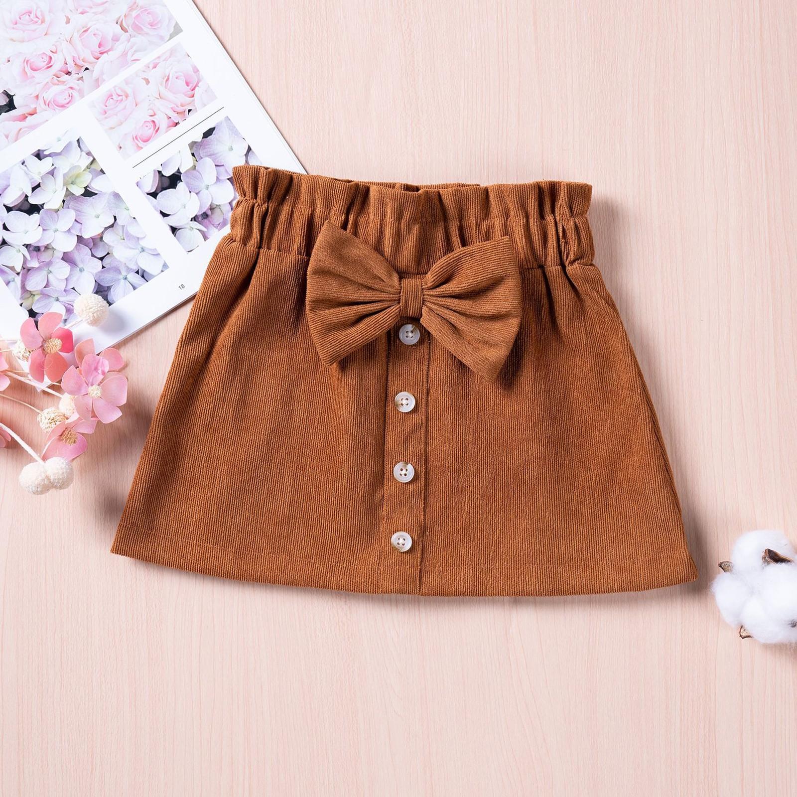 Детская мода Повседневная юбка Однотонная с бантом Однобортная Короткая юбка 80 коричневый
Детская мода Повседневная юбка Однотонная с бантом Однобортная Короткая юбка 80 коричневый
