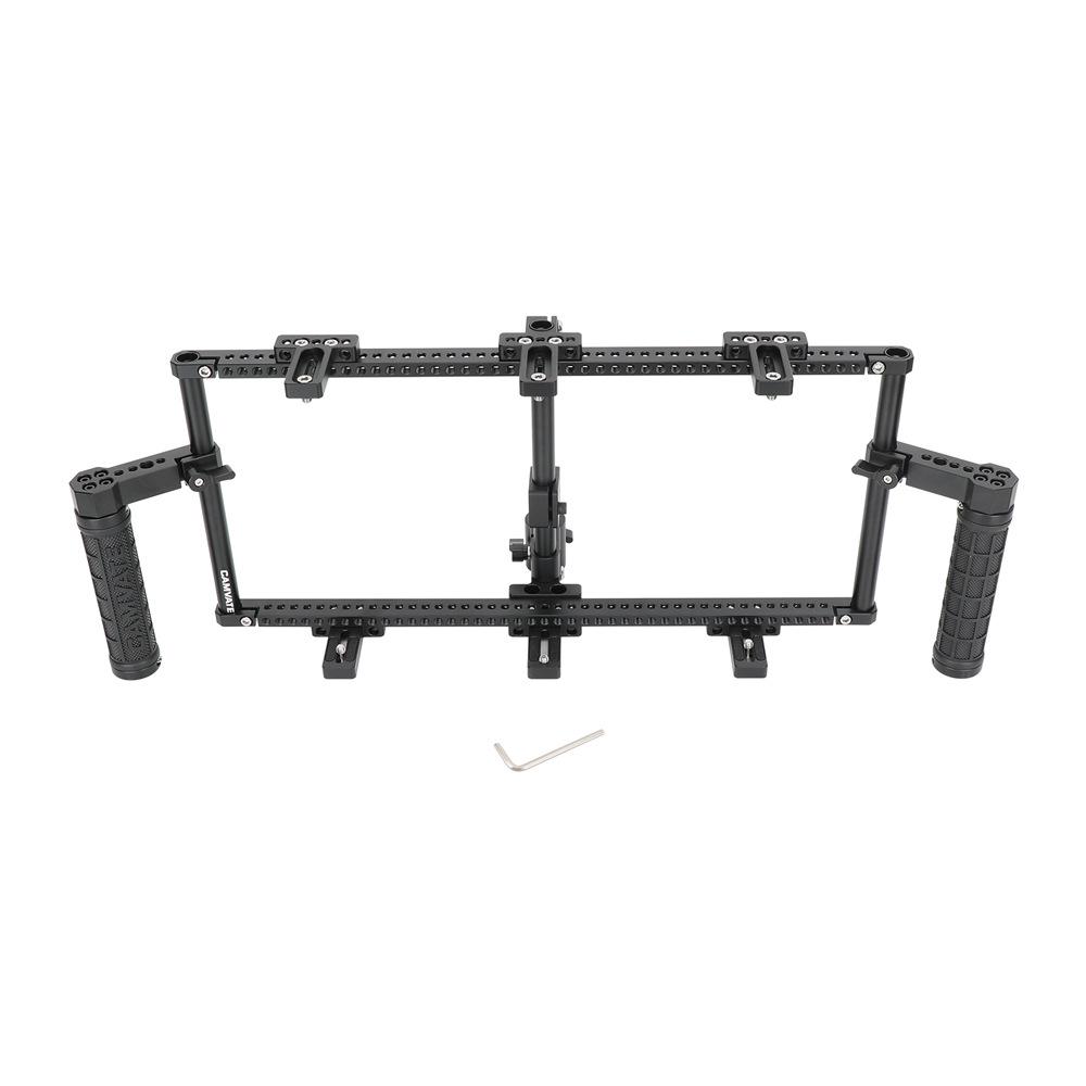 HDRIG Vertical Camera Mount Cage with Rubber Handle for Mammoth Monitor 3763 чёрный
HDRIG Vertical Camera Mount Cage with Rubber Handle for Mammoth Monitor 3763 чёрный