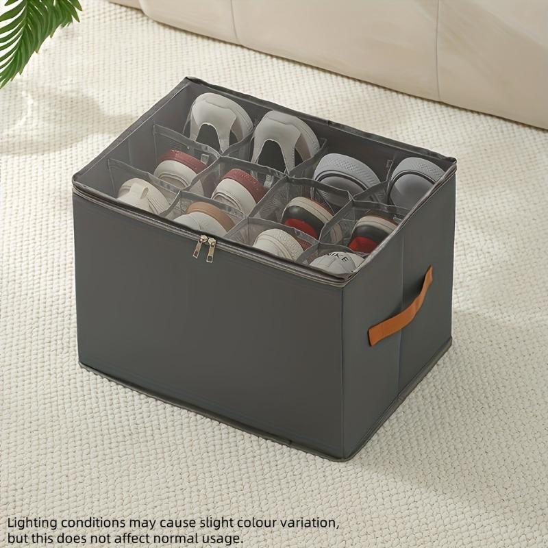 1pc Foldable Oxford Fabric Shoe Organizer with Lid Dustproof Storage Box for Shoes Clothes Accessories Home Organization серый
1pc Foldable Oxford Fabric Shoe Organizer with Lid Dustproof Storage Box for Shoes Clothes Accessories Home Organization серый