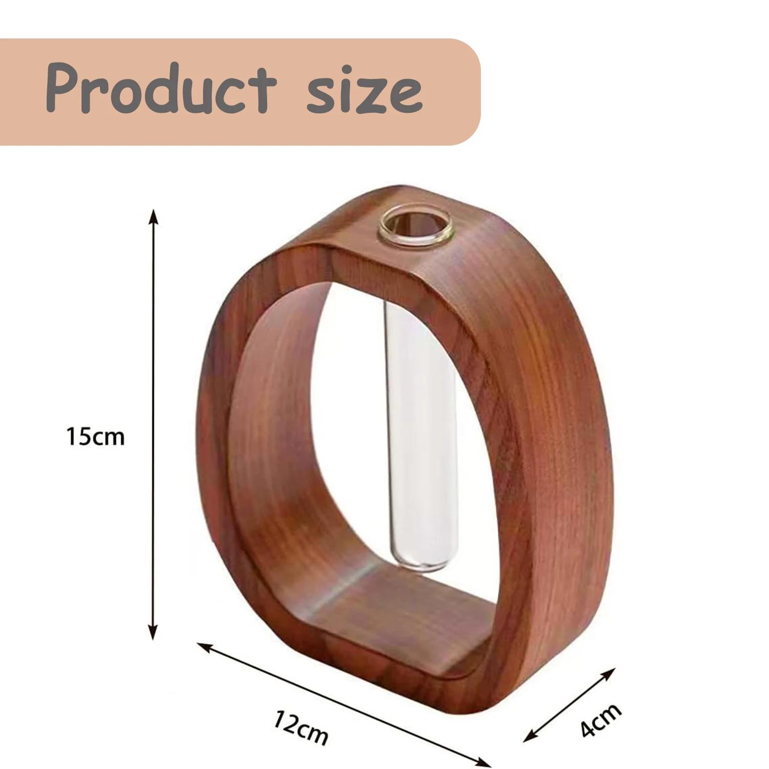 Деревянная гидропонная ваза для цветов в виде пробирки для домашнего декора B
Деревянная гидропонная ваза для цветов в виде пробирки для домашнего декора B