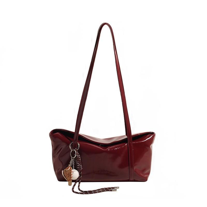Korean Retro Large-capacity Shoulder Bag Women 2025 New High-end Simple All-matching Portable Underarm No pendant червоний
Korean Retro Large-capacity Shoulder Bag Women 2025 New High-end Simple All-matching Portable Underarm No pendant червоний