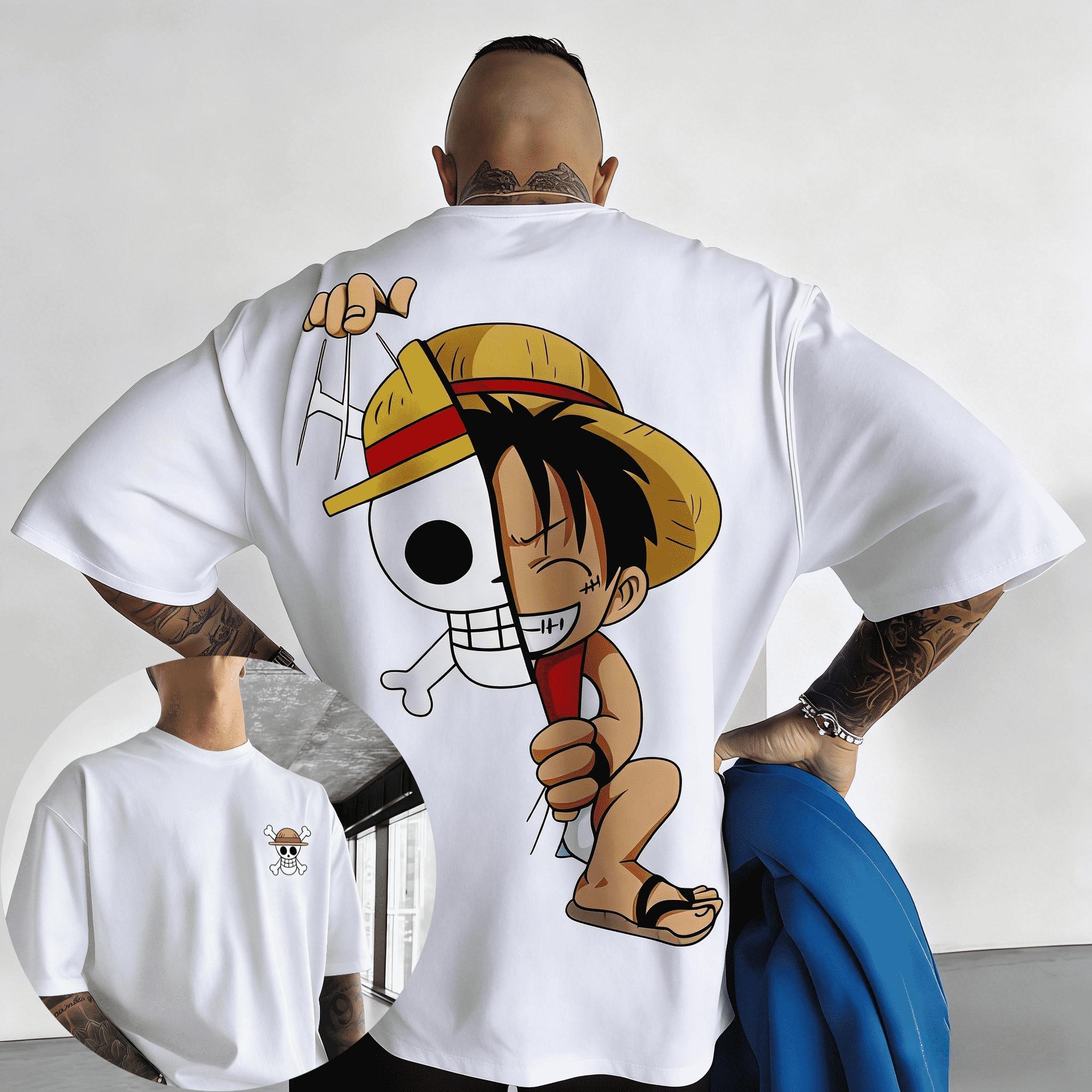 2026 summer New 100purecotton One Piece anime character pattern Loose leisure Short Sleeve Tshirt Round Neck ventilate shirt S
2026 summer New 100purecotton One Piece anime character pattern Loose leisure Short Sleeve Tshirt Round Neck ventilate shirt S