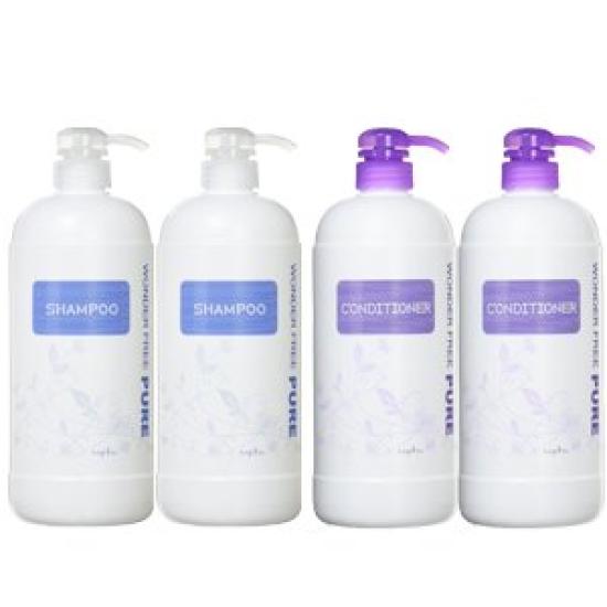 Napla Wonder Free Pure Shampoo 1000mL x 2 bottles + Conditioner 1000mL x 2 bottles set
Napla Wonder Free Pure Shampoo 1000mL x 2 bottles + Conditioner 1000mL x 2 bottles set