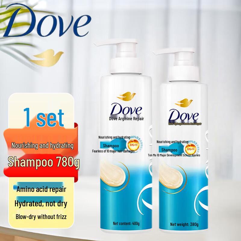 Dove Nourishing & Hydrating Amino Acid Shampoo Set
Dove Nourishing & Hydrating Amino Acid Shampoo Set