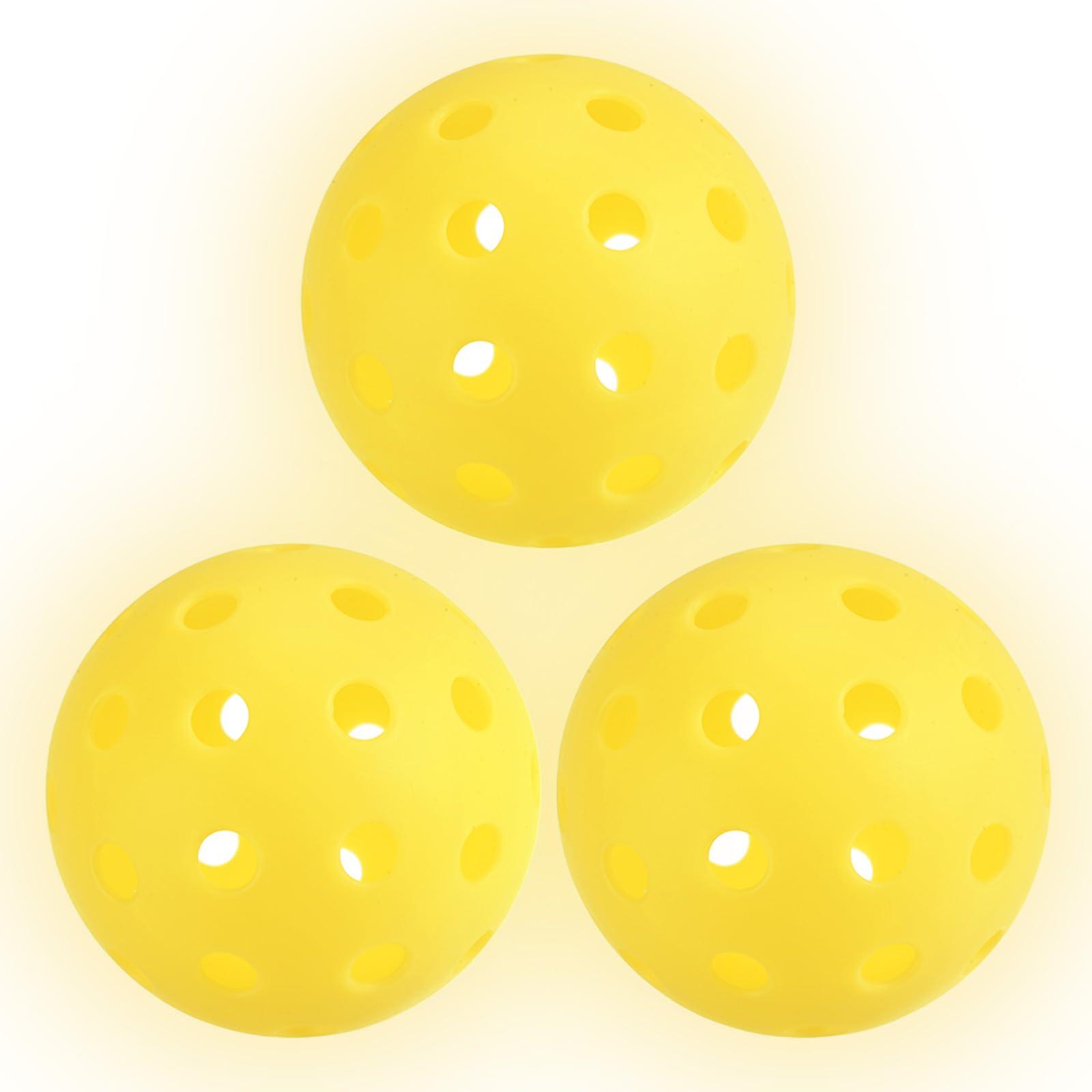 PATIKIL Glow in the Dark Pickleball 40 Holes Glow in the Dark Pickleball Set of 3 Outdoor Pickleball Balls with Mesh Bag for Indoor and Outdoor Sports зелений
PATIKIL Glow in the Dark Pickleball 40 Holes Glow in the Dark Pickleball Set of 3 Outdoor Pickleball Balls with Mesh Bag for Indoor and Outdoor Sports зелений